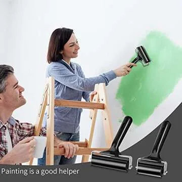 Durable 2Pcs Rubber Brayer Rollers for Printmaking
