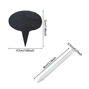 16 Pieces Cheese Markers for Charcuterie Board, Black Cheese Labels Chalkboard Picks Cupcake Name Ta...