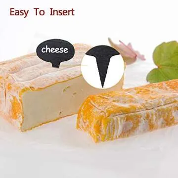 16 Chic Slate Cheese Markers for Charcuterie Boards