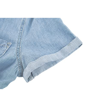 Imily Bela Women Denim Dress Casual Summer Jean Shirt Dress