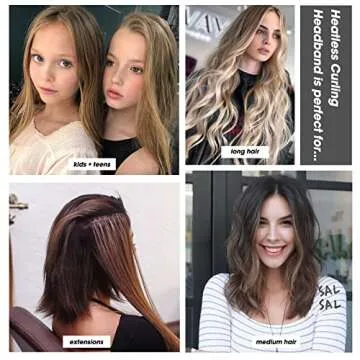 XRACEPHOL Heatless Velvet Hair Curler for Gorgeous Curls