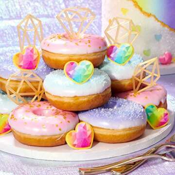 DecoPac Sanding Sugar | Sparkling Gold Edible Sugar Sprinkles | 33oz | Edible Sanding Sugar in Handheld Container | Made In USA | Sugar Sprinkle Mix For Cakes, Cupcakes, Cookies, Extra Large Pack | 33 Ounce - Sparkling Gold