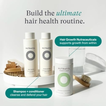 Nutrafol Women's Vegan Hair Growth Supplements for Thicker Hair