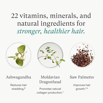 Nutrafol Women's Vegan Hair Growth Supplements for Thicker Hair