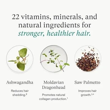 Nutrafol Women's Vegan Hair Growth Supplements for Thicker Hair