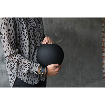 Cooee Design 20cm Matte Black Ball Vase for Your Home