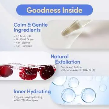 Gentle Exfoliating Toner with Hyaluronic Acid for All