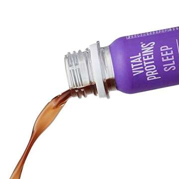 Vital Proteins Collagen Dietary Supplement Shot, 12 ct Sleep Shot, 1mg of Melatonin, 200mg GABA, 200mg of Magnesium - Help Support a Healthy Night’s Sleep, Blueberry & Lavender