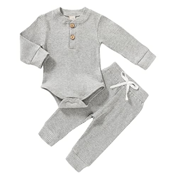 Stylish Unisex Baby Outfit for Comfortable Fall Winter Wear