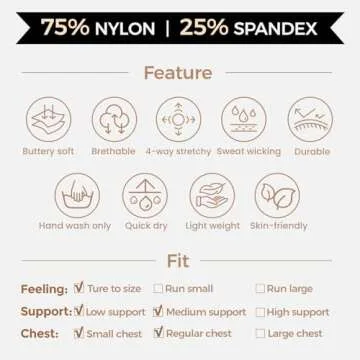 Aoxjox Women's Workout Sports Bra - Stylish & Comfortable