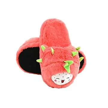 Millffy Women Cute Plush Fruit Slippers for All Ages