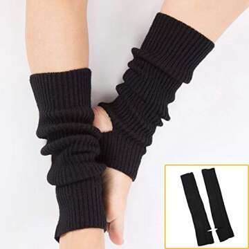 Winter Essential Long Leg Warmers for Dance & Yoga