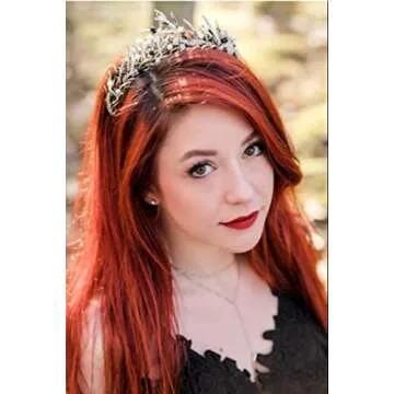 Black Swan Crown Gothic Tiara Evil Ice Queen Headpiece Branches Witch Halo Crown