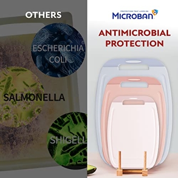 Neoflam Microban Protection Cutting Board Set 3 Piece