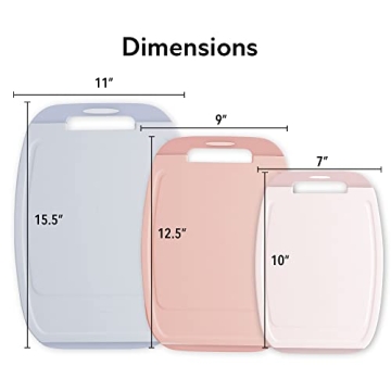 Neoflam Microban Protection Cutting Board Set 3 Piece