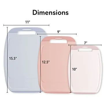 Neoflam Microban Protection Cutting Board Set 3 Piece