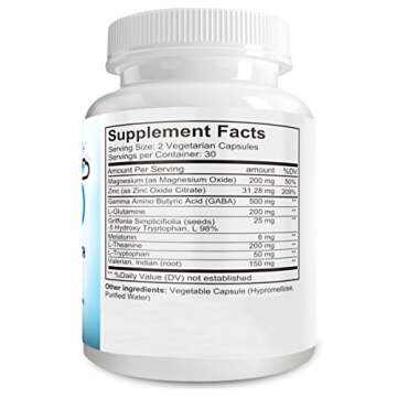 Instant Sleep Maximum Strength Natural Sleep Aid Formula for Restful Night