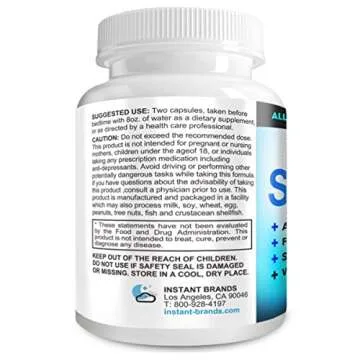 Instant Sleep Natural Aid Maximum Strength Restful Support