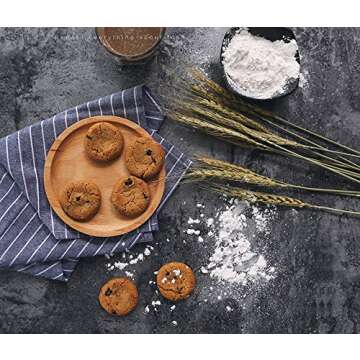 Selens 22x35 inch (56x88cm) 2-in-1 Photo Backdrop, Concrete Cement Wall Texture Pattern Backdrop Props Flat Lay Food Photography Background Blogger Photo Shooting