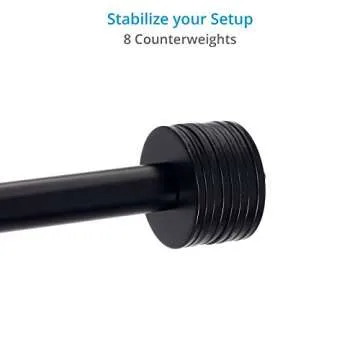 PROAIM Overhead Photo & Video Camera Boom Pole. for Overhead Camera/Tabletop Views. 23 to 40" Telescopic Arm Length. Includes Camera Ball Head & Tripod Mounting Adapter (P-OHBP-01)