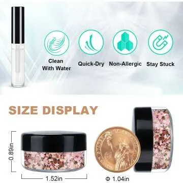 Rose Gold Holographic Glitter for Festive Beauty