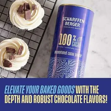 Scharffen Berger 100% Cacao Dark Chocolate Cocoa Powder