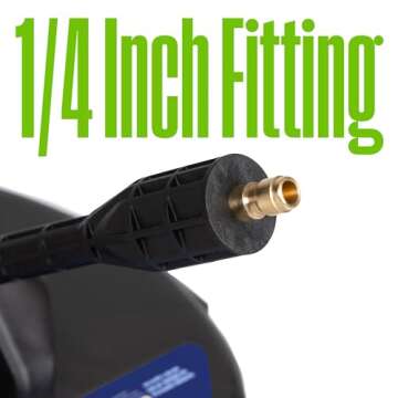 Westinghouse Outdoor Power Equipment PWSC12 12" Pressure Washer Surface Cleaner Attachment - 2500 Max PSI, 1/4” Connector