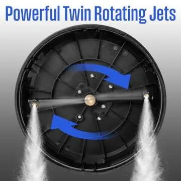 Westinghouse Outdoor Power Equipment PWSC12 12" Pressure Washer Surface Cleaner Attachment - 2500 Max PSI, 1/4” Connector