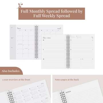 Riley's 2024-2025 Academic Planner - Weekly & Monthly