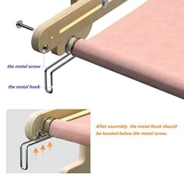 Long-Lasting & Stable Cat Bedside Perch,Easy to Assemble and Use Cat Windowsill Bed,Making The Most of Space,Chair Back or Drawer Perch for Cat