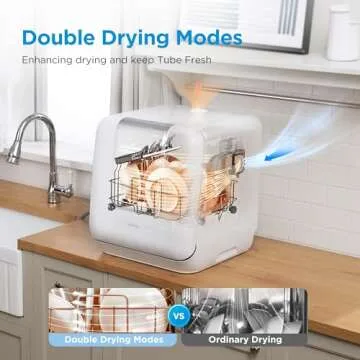 Midea Portable Countertop Dishwasher for Small Spaces