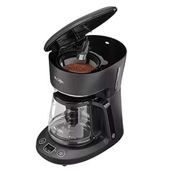 Mr. Coffee 12-Cup Programmable Coffeemaker, Brew Now or Later