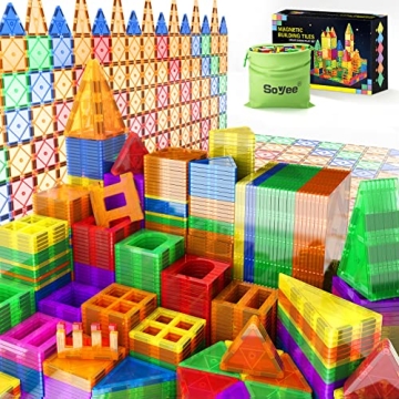 102PCS Magnetic Tiles Building Blocks STEM Educational Toys