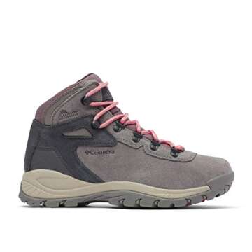 Columbia Women's Newton Ridge Plus Waterproof Amped, Stratus/Canyon Rose, 6.5