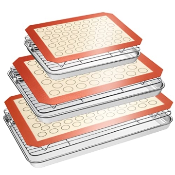 Heavy Duty Baking Sheet and Cooling Rack Set