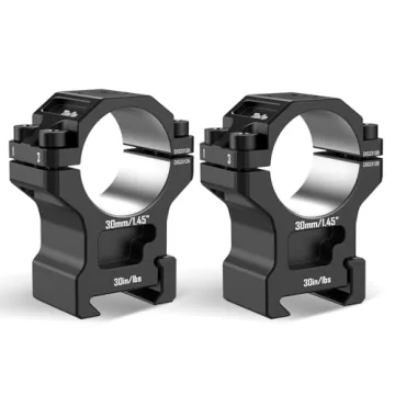 DISCOVERYOPT 7075 Aluminum Scope Rings for Precision Shooting