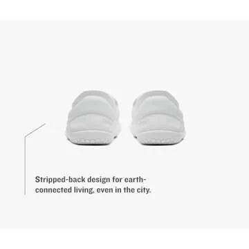 Vivobarefoot Primus Lite III, Womens Vegan Light Breathable Shoe with Barefoot Sole Bright White