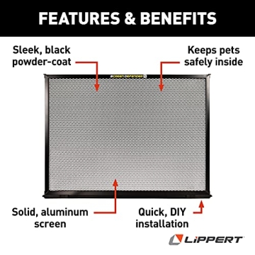 RV Entry Door Screen Protector for Pets | Lippert Screen Defender