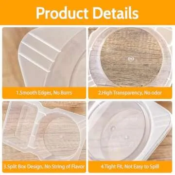 RWSEFK Reusable Snack Containers Set - 20 Pack