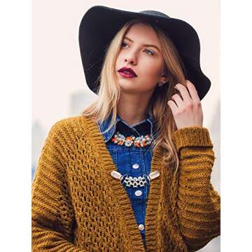 Hicarer 6 Vintage Shirt Dress Clips - Fashionable Waist Clip Set for Women