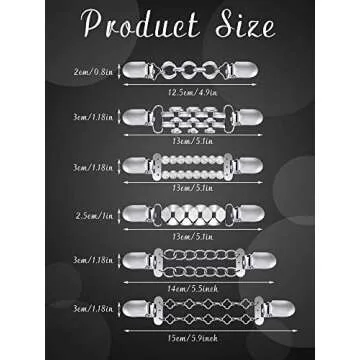 Hicarer Vintage Dress Clips - Elegant Accessory for Women