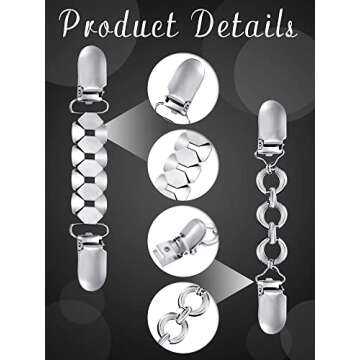 Hicarer Vintage Dress Clips - Elegant Accessory for Women