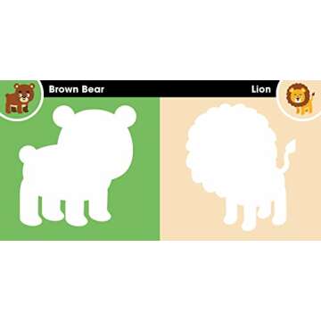 First Sticker Art: Zoo Animals: Color By Stickers for Kids, Make 20 Animal Pictures! (Independent Activity Book, Perfect Valentine's Day Gift for Ages 3+)