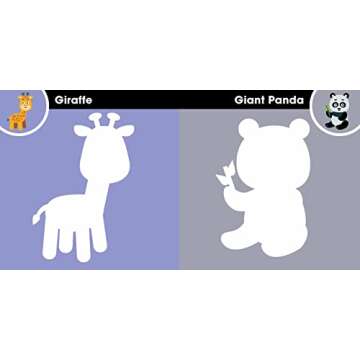 First Sticker Art: Zoo Animals: Color By Stickers for Kids, Make 20 Animal Pictures! (Independent Activity Book, Perfect Valentine's Day Gift for Ages 3+)