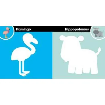 First Sticker Art: Zoo Animals: Color By Stickers for Kids, Make 20 Animal Pictures! (Independent Activity Book, Perfect Valentine's Day Gift for Ages 3+)