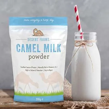 Desert Farms Camel Milk Powder - Organic & Allergen Free