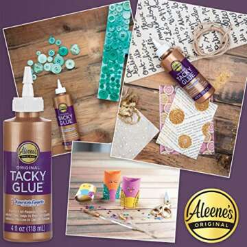 Aleenes Tacky Glue - Quick Dry All-Purpose Craft Adhesive