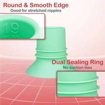 Nenesupply 19mm Flange Inserts for Elvie & Medela Pumps