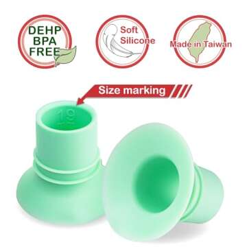 Nenesupply 19mm Flange Inserts for Elvie & Medela Pumps