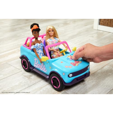 Barbie Remote-Control Pink SUV for 2 Dolls